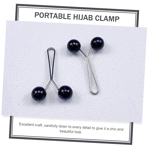 Beaupretty 24 Stück Teiliges Hijab Clip mit Perlendekor Wiederverwendbare und Tragbare Schalhalter für Damen Eleganter Hijab Klammer Sicherheitsverschluss für Kopftücher Halstücher und von Beaupretty
