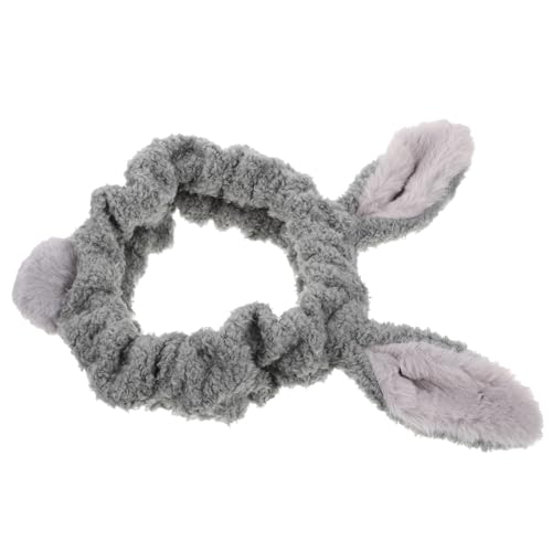 Beaupretty 2st Hasenohr Stirnband Kopfbedeckung Für Mädchen Ausgestopfter Hase Aus Plüsch Mädchen Verbeugt Sich Elastische Haarbänder Baby-fleece Fräulein Bilden Schmücken von Beaupretty