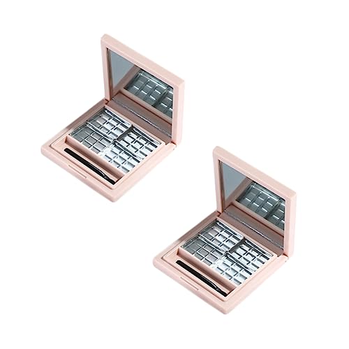Beaupretty 2 Stück Leere Lidschattenschalen Selbstgemacht Lidschattenpaletten für Frauen Mädchen mit Spiegel Praktische Lidschattenbox für Individuelles Augen Make Up Beaupretty 2 Stück Leere Lidschattenschalen Selbstgemacht Lidschattenpaletten für Frauen Mädchen mit Spiegel Praktische Lidschattenbox für Individuelles Augen Make Up von Beaupretty