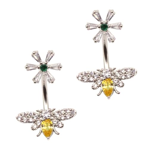 Beaupretty 2Stücke Bauchnabelpiercing Bauchringe Mit Bienendesign Bauchschmuck Für Frauen Langlebig Elegant Für Körper Piercings Tägliches von Beaupretty