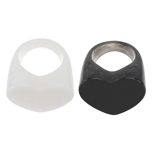 Beaupretty 2Stücke Chic Retro Finger Schmuck Teiliges Herzring Weiß für Dekoration Knöcheldekoration Ringschmuck Perfektes für Freunde Familie Beaupretty 2Stücke Chic Retro Finger Schmuck Teiliges Herzring Weiß für Dekoration Knöcheldekoration Ringschmuck Perfektes für Freunde Familie von Beaupretty