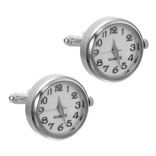 Beaupretty 2stücke Manschettenknöpfe Für Herren Uhren Manschettenknöpfe Für Ärmel Hemden Für Männer Kreative Ärmel Dekoration Alltägliche Manschettenknopf Ornament von Beaupretty