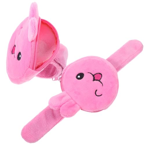 Beaupretty 2Stücke Slap Armbänder für Multifunktionale Tier Handgelenksspielzeuge mit Taschen Süße Hasen Designs für Partys von Beaupretty
