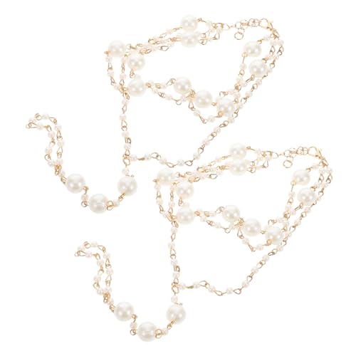 Beaupretty 2stücke Fußkettchen Mit Perlen Für Frauen Barfuß-fußschmuck Verstellbare Ketten Für Stiefel Sommerschmuck Strandfußaccessoire Lässiger Fußschmuck Für Damen von Beaupretty