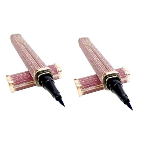 Beaupretty 2st Eyeliner Schwarze Kajalstifte Augen Makeup Schwarzes Make-up Klebestift Rosa Fräulein Flüssig Gehäutet von Beaupretty