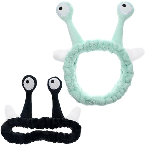 Beaupretty 2stücke Makeup Stirnbänder Aus Fleece Weiche Und Bequeme Haarbänder Für Gesichtsreinigung Make-up Und Spa-anwendungen Schwarz Und Grün Für Damen Und Mädchen Beaupretty 2stücke Makeup Stirnbänder Aus Fleece Weiche Und Bequeme Haarbänder Für Gesichtsreinigung Make-up Und Spa-anwendungen Schwarz Und Grün Für Damen Und Mädchen von Beaupretty