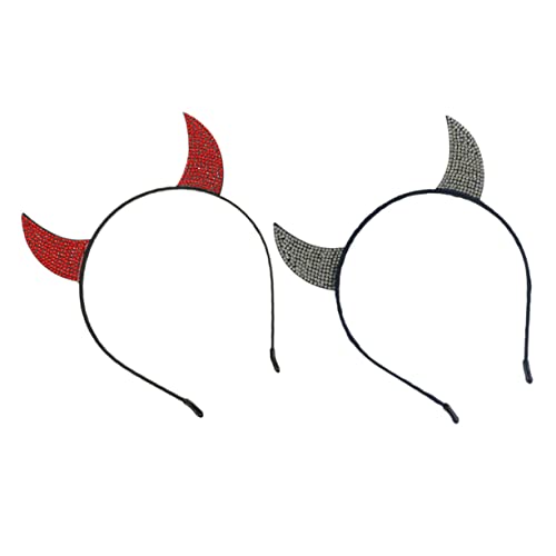 Beaupretty 2st Stirnband Aus Teufelshorn Kopfbedeckung Halloween-haarreifen Dämonenschwanz Strass-stirnband Hörner Halloween-party-stirnband Halloween-requisiten Schwarze Haarbänder Stoff Beaupretty 2st Stirnband Aus Teufelshorn Kopfbedeckung Halloween-haarreifen Dämonenschwanz Strass-stirnband Hörner Halloween-party-stirnband Halloween-requisiten Schwarze Haarbänder Stoff von Beaupretty