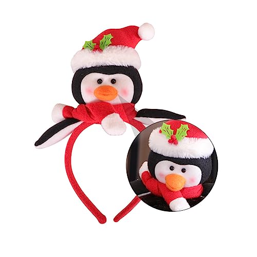 Beaupretty 2st Weihnachtsstirnband Schneemann-stirnband Leistung Kopfschmuck Weihnachtsmann-stirnband Maskerade Stirnband Geweih Kopfbedeckung Weihnachtsdeko Vlies Kind Cosplay Dekorationen von Beaupretty