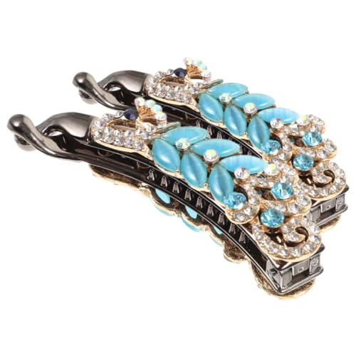 Beaupretty 2stücke Bananenspange Für Dünnes Und Dickes Haar Haarschmuck Für Frauen Robuste Haarspangen Pferdeschwanzhalter Eleganter Haarspangenclip von Beaupretty