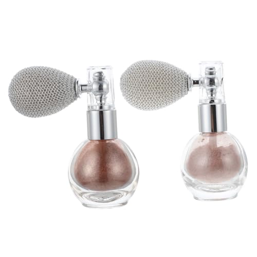 Beaupretty 2stücke Frauen Make-up Körper Gesicht Highlighter Glänzend Pulver Highlight Glitter Sprayer Für Gesicht Und Körper Vielseitig Einsetzbar Für Frauen Und Männer von Beaupretty
