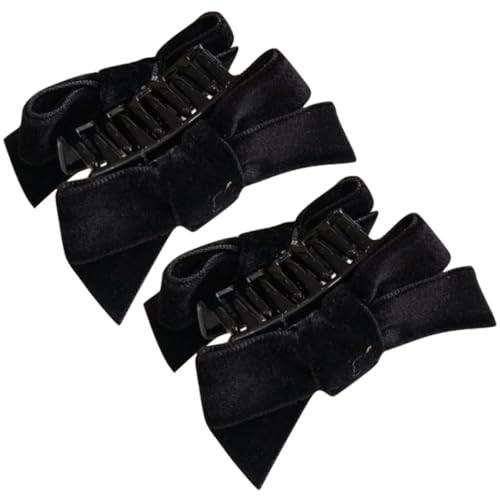 Beaupretty 2stücke Haarschleifen Clips Für Frauen Mädchen Aus Haarspangen Mit Schleife Für Dickes Haar Und Make-up Leicht Zu Tragen von Beaupretty