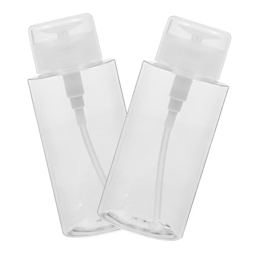 Beaupretty 2stücke Leere Pumpflasche Für Nagellackentferner Skincare Dispenser Flasche Transparentes Reiseflaschen Toner Make-up-entferner Und Andere Flüssigkeiten von Beaupretty