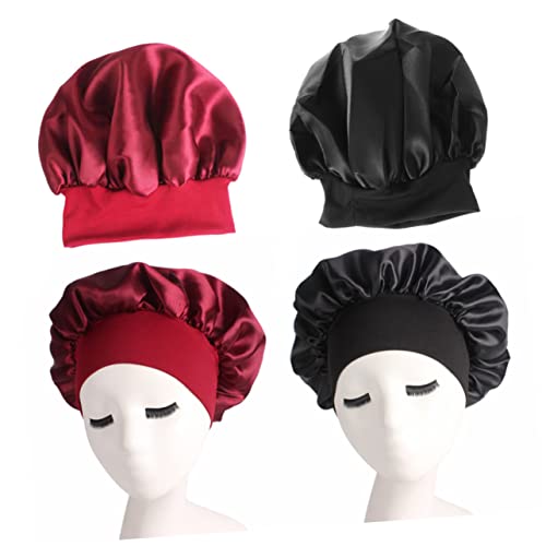 Beaupretty 2stücke Pack Elastische Schlafhauben Gegen Haarausfall Für Chemotherapie Bei Frauen Und Mädchen Schwarz von Beaupretty