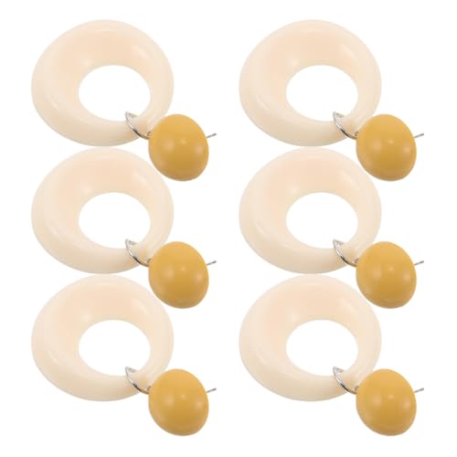 Beaupretty 3 Paar Geometrische Tropfenohrringe – Stilvolle Hohle Kreisohrringe, Schmuck Für Frauen, Büropartys, Statement-partyschmuck von Beaupretty