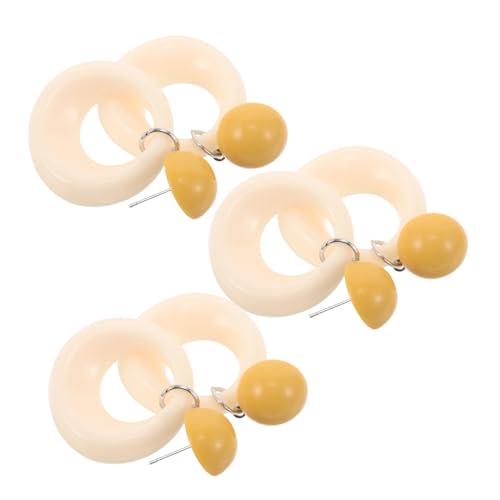 Beaupretty 3paare Runde Ohrstecker Für Frauen Hohle Geometrische Ohrringe Statement-ohrhänger Im Boho-stil Runde Scheibenohrringe Als Party-schmuck von Beaupretty