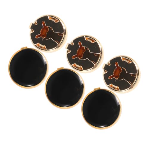 Beaupretty 3paare Manschettenknöpfe Mit Knopfabdeckung Knopfschutz Knopfschützer Hemdknopfabdeckungen Knopfabdeckungen Zum Anklipsen Für Herren Formelle Anzüge Smoking Hemden von Beaupretty