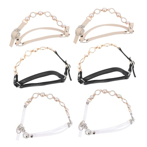 Beaupretty 3 Paare Rutsch Schuhbänder für High Heels Abnehmbare Leichte Schuhriemen aus Silikon PU und Legierung für Damen Pumps Tanzschuhe und Sandalen Sicherer Halt Zufällige Farbe von Beaupretty