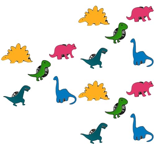 Beaupretty 3 Sätze Dinosaurier Broschen Teilig Emaille Anstecknadeln Für Kleidung Taschen Accessoires Für Frauen Für Schulaufführungen Und Freizeitoutfits 5 Stück * 3 von Beaupretty
