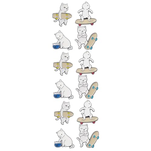 Beaupretty 3 Sätze Kätzchen Emaille Broschen Set Teiliges Anstecker Pin Set Mit Süßem Katzen Design Für Taschen Jacken Und Hüte Perfektes Für Katzenliebhaber Und Modebewusste 4 Stück * 3 von Beaupretty