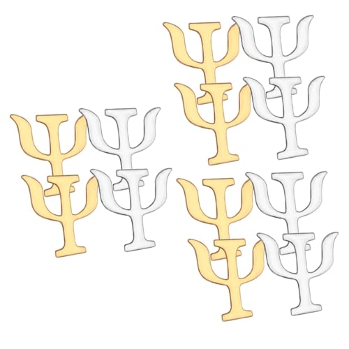 Beaupretty 3 Sätze Psychologie Symbol Brosche Retro Nadel Für Kleidung Gold Und Silber Langlebiges Accessoire Für Schals Taschen Und Hüte Brustnadel Für Damen 4 Stück * 3 von Beaupretty