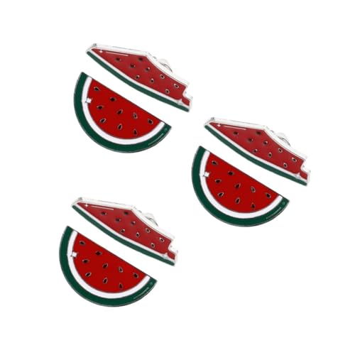 Beaupretty 3 Sätze Wassermelonen Broschen Niedliche Emaille Anstecknadeln Für Damen Herren Anstecknadeln Für Kleidung Accessoires Sommerpartys 2 Stück * 3 von Beaupretty