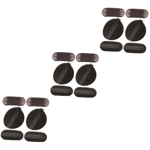 Beaupretty 3 Sätze flauschiges Haarkissen Sport-BHs für Mädchen Haarerhöhungsklemme Haarnadel Haarklammer Haarstyling-Pad Clips für Haarvolumen Fülle Haarschmuck Zubehör von Beaupretty