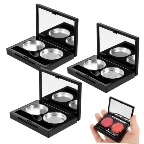Beaupretty 3 Satz Langlebige Lidschatten Etuis Quadratische Leere Make Up Behälter für Tragbare Lidschattenbox für Selbstgemacht Leicht und Kompakt für Reisen von Beaupretty