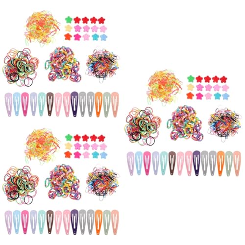 Beaupretty 3 Sätze Kopfbedeckung Für Kinder Pferdeschwanzhalter Haar Klammern Kleine Haarspangen Haarschmuckset Für Kinder Schönes Haarband Anzüge Für Kinder Mädchen Baby Nylon Schnappclip von Beaupretty