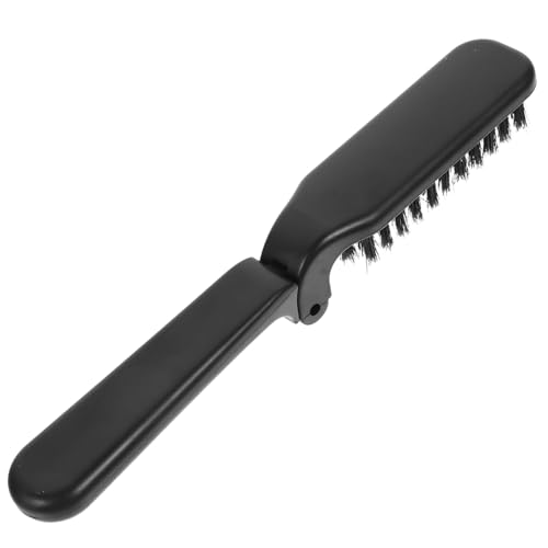 Beaupretty 3st Bartfaltbürste Fön Fön Trockner Bürste Reise Bartbürste Bart Haarglätter Herren Bart Rasierpinsel Schnurrbart-styling Bart Formende Bürste Barbier Abs Faltbar Reisen Staubtuch von Beaupretty