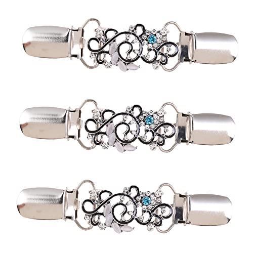 Beaupretty 3 Stück Damen Kleidung Clips Broschen für Schals und Cardigans Haltbarem Legierungsmaterial für Formelle und Outfits von Beaupretty