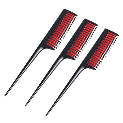 Beaupretty 3 Stück Friseurkamm Heißer Kamm Föhnbürste Kämme Highlight-kamm Shampoo Haarbürste Lockenstab Verblassender Kamm Frisierkamm Haarwerkzeuge Wimper Rattenschwanzkamm Für Frauen Black Beaupretty 3 Stück Friseurkamm Heißer Kamm Föhnbürste Kämme Highlight-kamm Shampoo Haarbürste Lockenstab Verblassender Kamm Frisierkamm Haarwerkzeuge Wimper Rattenschwanzkamm Für Frauen Black von Beaupretty