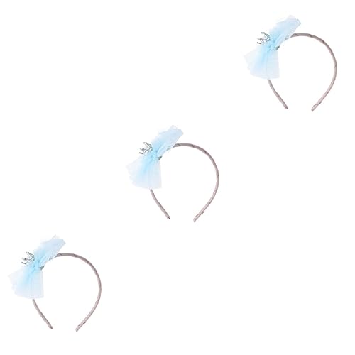 Beaupretty 3st Geburtstagsfeier Stirnband Spitzenstirnbänder Für Babys Lustiger Kopfschmuck Für Kinder Haarband Aus Spitze Kinderprinzessin Stirnband Geschenk Krawatte Legierung Kleine von Beaupretty