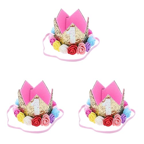 3st 1. Geburtstag Erster Geburtstagshut 1 Geburtstagskind 1. Stirnbänder Baby-prinzessin Tiara Hut Zum Ersten Geburtstag Der Kinder Junge Geburtstag Kleinkind Dekorationen Mädchen von Beaupretty