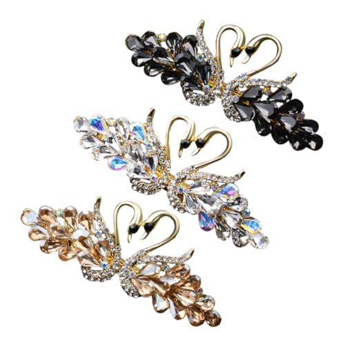 Beaupretty 3stücke Elegante Wasserfall Haarspangen Mit Kristall- Funkelnde Haarschmuck Accessoires Für Frauen Für Hochzeiten Partys Und Besondere Anlässe von Beaupretty