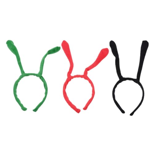 Beaupretty 3 Stück Haarreifen Bienen Kostüm Haarreif mit Antennen Party Haarband für Mädchen Leicht Bequem Farbiges Cartoon Design für Karneval Halloween Cosplay Fest von Beaupretty