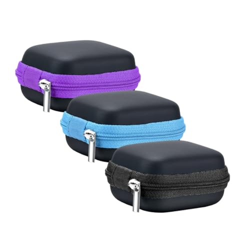 Beaupretty 3 Stück Hartschalen Essential Oil Organizer Tragbare Eva Aufbewahrungstasche für Rollerflaschen Stoßfest Kompakt Leicht als Reiseetui für Glasfläschchen und Zubehör von Beaupretty