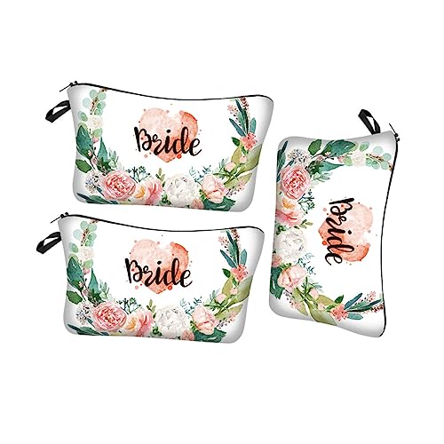 Beaupretty 3st Geschenke Der Brautmutter Geschenke Der Mutter des Bräutigams Make-up-Organizer-Tasche Reise-Make-up-Organizer Brautjungfer Socken Reisen Netztasche Kosmetik Polyester von Beaupretty