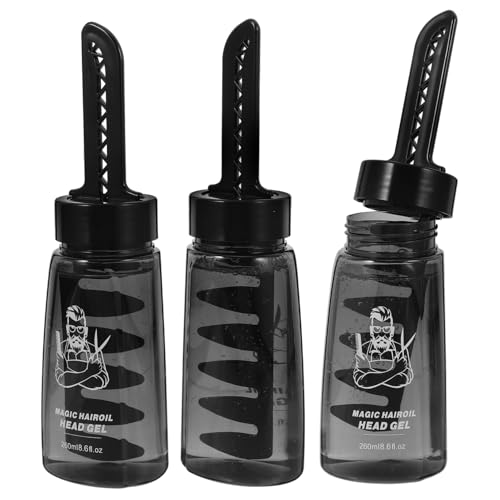 Beaupretty 3 Stück Nachfüllbare Haargel Flasche mit Kamm Praktischer Haargel Container für Herren für Frisuren und Haarstyling Beaupretty 3 Stück Nachfüllbare Haargel Flasche mit Kamm Praktischer Haargel Container für Herren für Frisuren und Haarstyling von Beaupretty