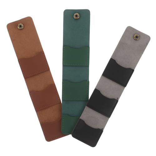 Beaupretty 3 Stück Plektrum Taschen Organizer Taschen Gitarrenplektrum Brieftasche Plektrum Halter Etui Organizer Displayhalter Schutztasche von Beaupretty