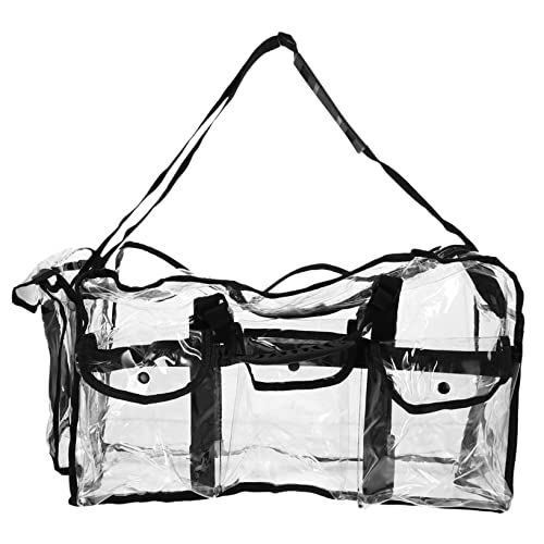 Beaupretty 3 STK Reisetasche Kulturbeutel Für Damen Transparente Umhängetasche Transparente Tragetasche Reise Durchsichtiger Kulturbeutel Leichte Einkaufstasche Reisen Groß PVC Handtasche von Beaupretty