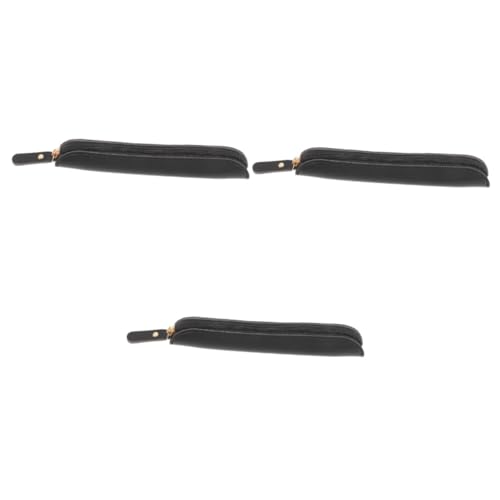 Beaupretty 3 Stück Stift Aufbewahrungstasche Tragbare Pen Hülle aus Hochwertigem Geruchsneutralem Material Mini Pen Tasche für Büro Zuhause und Unterwegs für Kugelschreiber Bleistifte und von Beaupretty