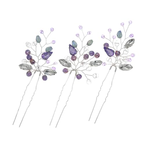 Beaupretty 3 Stück Teiliges Brautschmuck mit Perlen und Haarspangen für Hochzeiten Haarnadeln für Bräute und Brautjungfern Stilvolles Haar Accessoire für Besondere Anlässe von Beaupretty
