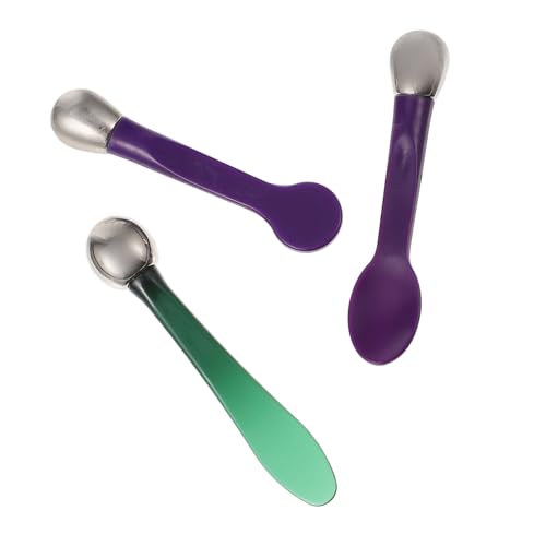 Beaupretty 3 Stück Teiliges Eye Stick aus Langlebigem Zinklegierungsmaterial Ergonomische Beauty Massage Löffel für Augen Gesichtsstraffung Fördert Augenmüdigkeit und Falten Hygienisch von Beaupretty