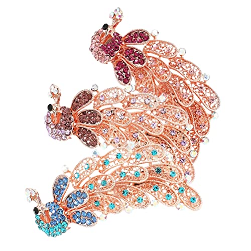 Beaupretty 3 Stück Teiliges Haarschmuck für Mädchen Strasssteine Haarspangen aus Langlebiger Legierung Haarclips für Dünnes Haar Eleganter Haarschmuck für Hochzeiten Partys Festliche Anlässe von Beaupretty