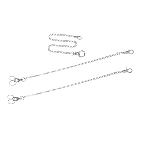 Beaupretty 3 Stück Teiliges Hosenkette für Taschenuhr Hochwertige Ersatzkette für Geldbörsen und Kleidung Modisches Accessoire für Männer und Frauen für Alltag von Beaupretty