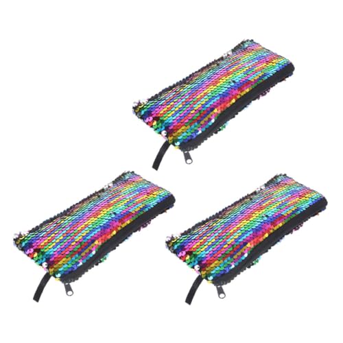 Beaupretty 3 Stück Teiliges Kleine Kosmetiktäschchen mit Pailletten Leichter Kulturbeutel für Reisen Vielseitiger Make Up Organizer für Lippenstift Toilettenartikel Kabel Modische Handtasche Beaupretty 3 Stück Teiliges Kleine Kosmetiktäschchen mit Pailletten Leichter Kulturbeutel für Reisen Vielseitiger Make Up Organizer für Lippenstift Toilettenartikel Kabel Modische Handtasche von Beaupretty
