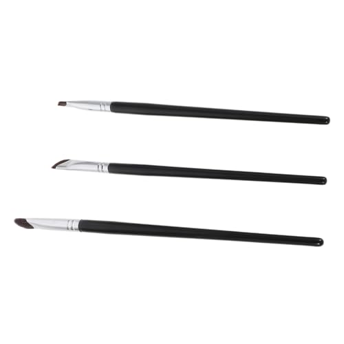 Beaupretty 3stücke Lidschattenpinsel Abgewinkeltem Make-up-pinsel Augen-make-up-pinsel Und Lidschattenpinsel Für Damen Inklusive Nasenkonturpinsel Und Für Lidschatten Mit Weichen Borsten von Beaupretty