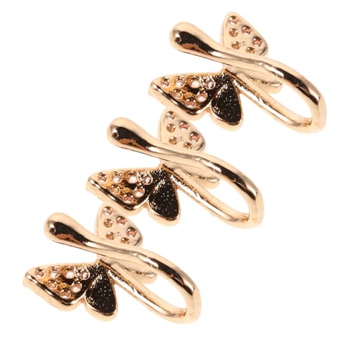 Beaupretty 3 Stück Teiliges Schmetterling Nasenpiercing Kupfer mit Zirkonia für Nasenloch Schmuck Damen und Herren Langlebige Nasenstecker Elegantes Design Vielseitig für Nasen von Beaupretty