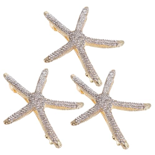 Beaupretty 3 Stück Teiliges Strass haarspangen mit Meerjungfrauen design Stilvolle Goldfarbene Haarklammern Modische Haarschmuck accessoires für Damen und Mädchen Geeignet für Partys und Beaupretty 3 Stück Teiliges Strass haarspangen mit Meerjungfrauen design Stilvolle Goldfarbene Haarklammern Modische Haarschmuck accessoires für Damen und Mädchen Geeignet für Partys und von Beaupretty