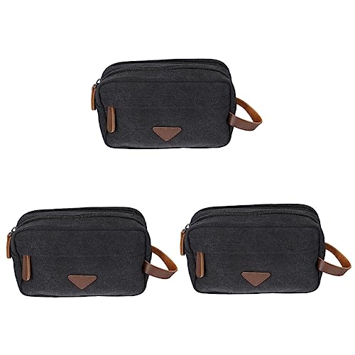 Beaupretty Mini-Kosmetiktasche 3 Stück Toiletten-Kosmetiktasche Toilettenartikel- Make-Up-Reisetasche Organizer Kosmetikpinsel-Tasche Taschen Für Reisen Verpackung Reisebrieftasche von Beaupretty